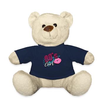 80s 80s Girl - Teddy Bear - french navy - Front