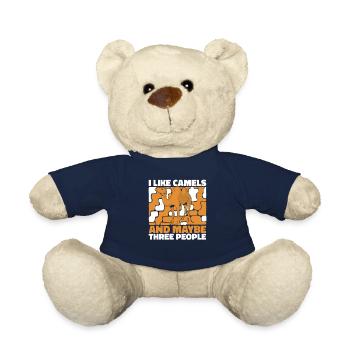 Camel Desert Camels Egypt - Teddy Bear - french navy - Front