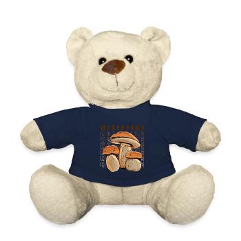Mushroom Picker Mushroom Finder - Teddy Bear - french navy - Front