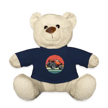 Monster Truck Auto Trucks - Teddy Bear - french navy - Front