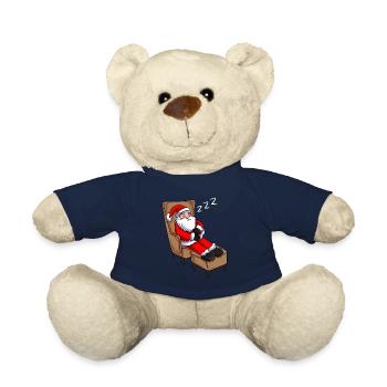 Weihnachtsmann schlafend - Teddy - French Navy - Vorne