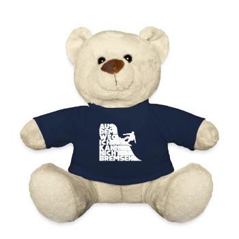 Aus Dem Weg Ich Kann Nicht Bremsen Ski Alpin - Teddy - French Navy - Vorne