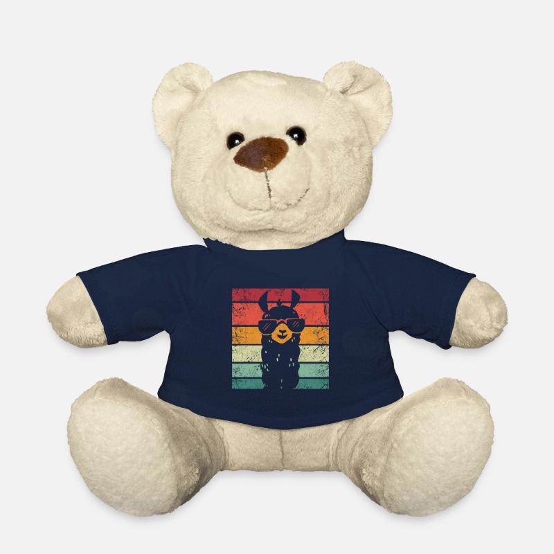 Alpaka Llama - Teddy - French Navy