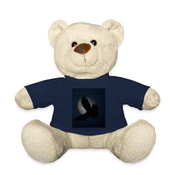 Goth Aesthetic Schatten Eines Raubvogels - Teddy - French Navy - Vorne