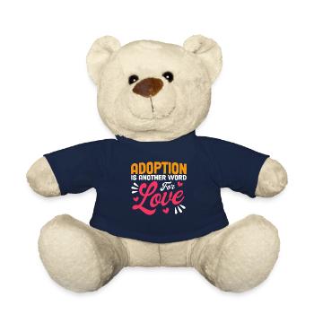 Adoptive parents Adoption of children Foster parents - Teddy Bear - french navy - Front