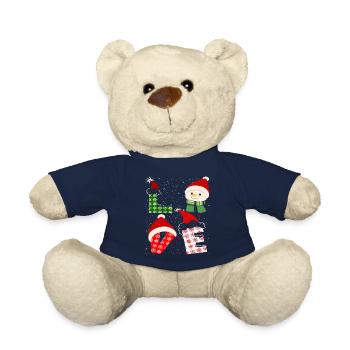 Funny love christmas - Teddy - French Navy - Vorne