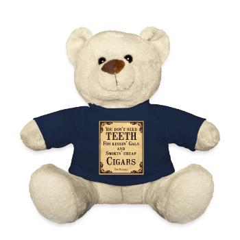 Les citations de cow-boy n’ont pas besoin de dents - Nounours - bleu marine - Devant