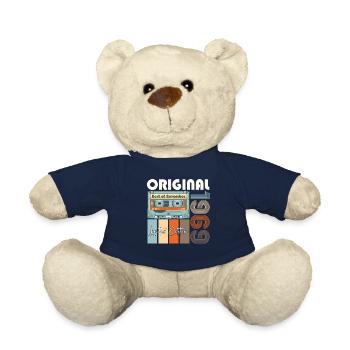 November born 1969 53rd birthday gift - Teddy Bear - french navy - Front