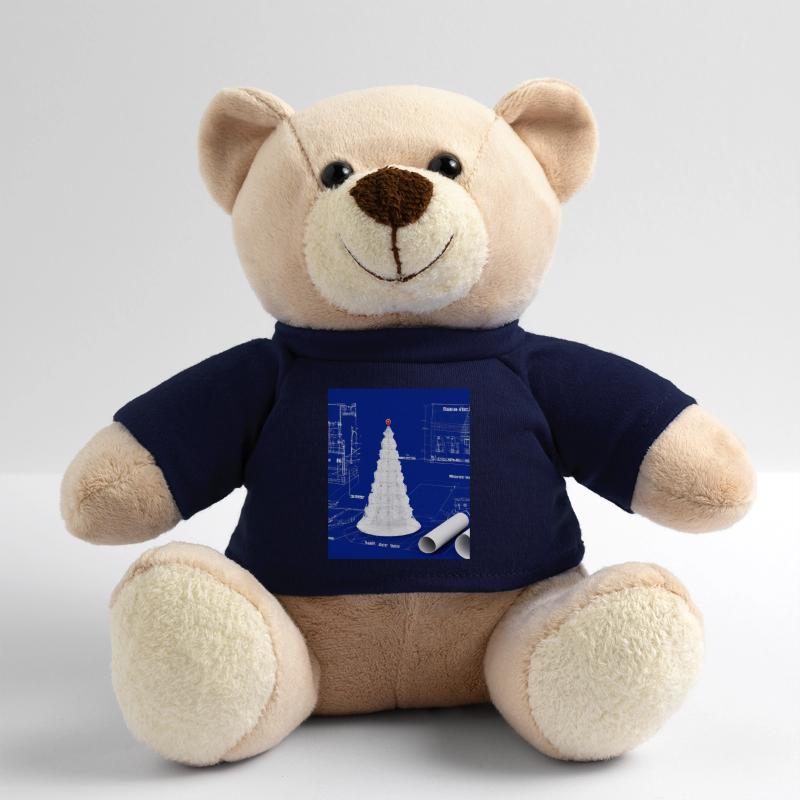 Weihnachten Weihnachtsbaum Schematic Blaupause Teddy