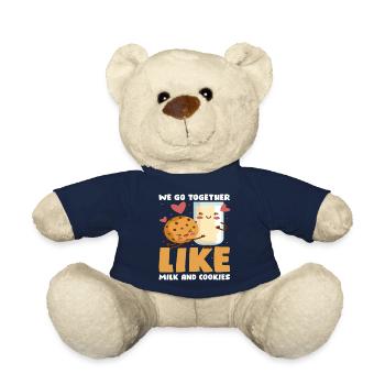 Milk And Cookies Funny Cookie - Teddy - French Navy - Vorne