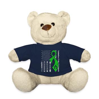 Genetic Disorders Awareness - Teddy Bear - french navy - Front