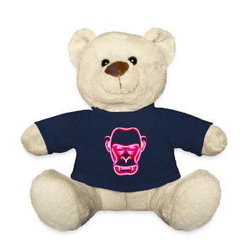 Monkey gambling - Teddy Bear - french navy - Front