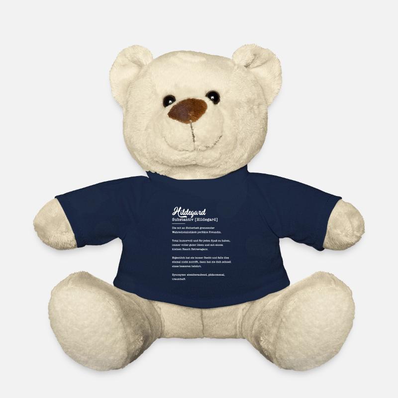 Hildegard Substantiv Beste Freundin Geschenk - Teddy - French Navy