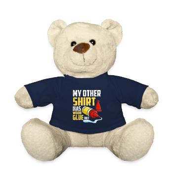 Drechseln Drechsler Kleber Holzdrehen - Teddy - French Navy - Vorne
