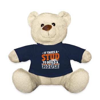 It Takes A Stud To Build A House Carpenter - Teddy - French Navy - Vorne