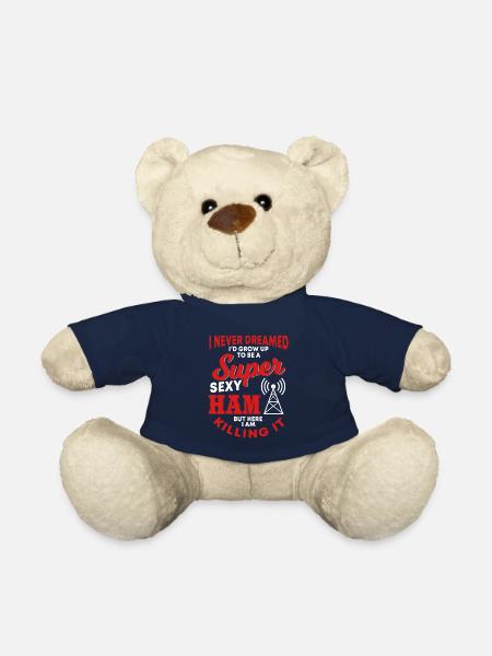 Radioamateur - Nounours - bleu marine