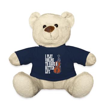 Violin Violin - Teddy Bear - french navy - Front