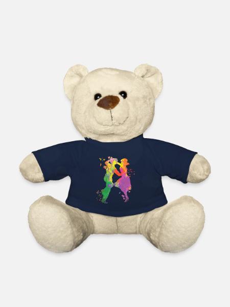 Danse Swing 60s Boogie Woogie - Nounours - bleu marine