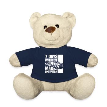 Lait de vache Drôle de wagon de lait - Nounours - bleu marine - Devant