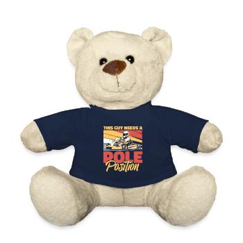 Go Kart Karting Karting Karting Driver Funny - Teddy Bear - french navy - Front