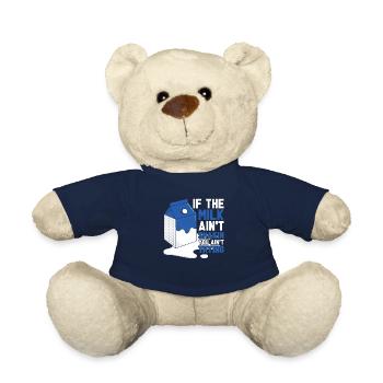 Camion de lait de vache drôle - Nounours - bleu marine - Devant