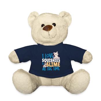 Ich liebe Squishies und Schleim die ganze Zeit - Teddy - French Navy - Vorne