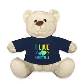 Ich liebe Basketball - Teddy - French Navy - Vorne
