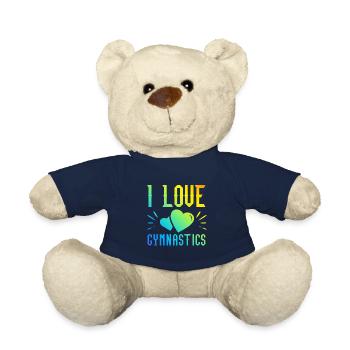 Ich liebe Gymnastik - Teddy - French Navy - Vorne