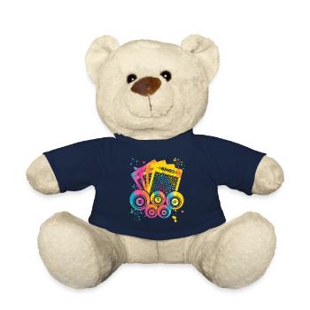 Bingo Bälle Farbsprotzer Frauen Männer Bingo - Teddy - French Navy - Vorne