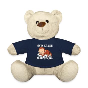 Hektik Ist Auch Keine Lösung - Teddy - French Navy - Vorne
