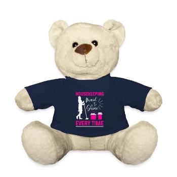 Week of Appreciation for Housekeeping - Teddy Bear - french navy - Front