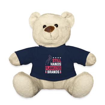 Nail Tech Manucure Technicienne des ongles - Nounours - bleu marine - Devant