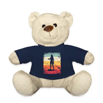 Stand Up Paddling Stand Up Board Sup - Teddy Bear - french navy - Front