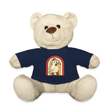 Chicken Hen - Teddy Bear - french navy - Front