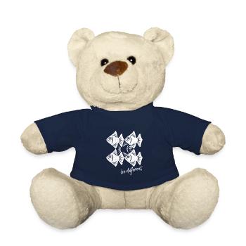 Be different - Fische - gegen den Strom schwimmen - Teddy - French Navy - Vorne