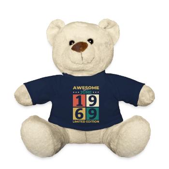 Original Juin 1969 Millésime 1969 Anniversaire 1969 - Nounours - bleu marine - Devant