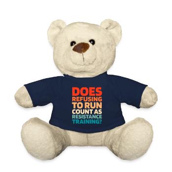 Schwarzer Humor Funny Quote Saying - Teddy - French Navy - Vorne