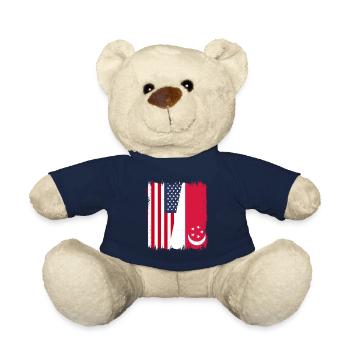 Singapur-amerikanische Flagge - Teddy - French Navy - Vorne