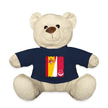Spanien Singapur Fahne - Teddy - French Navy - Vorne