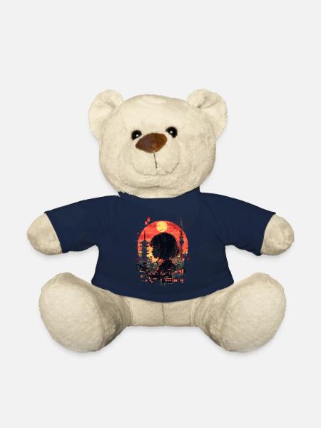 Fille d’Anime Japon - Nounours - bleu marine