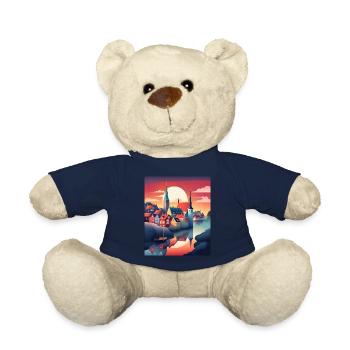 La ville du Danemark - Nounours - bleu marine - Devant
