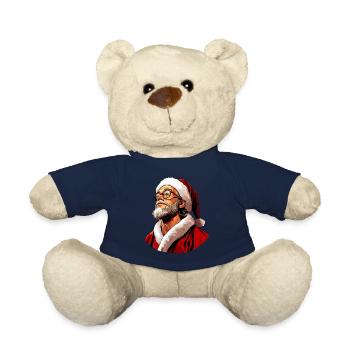 Jesus' Christmas - Teddy Bear - french navy - Front