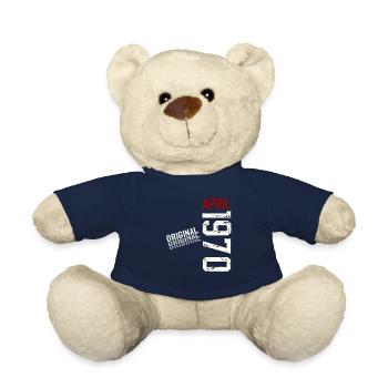 55ème Anniversaire Original Avril Millésime 1970 - Nounours - bleu marine - Devant