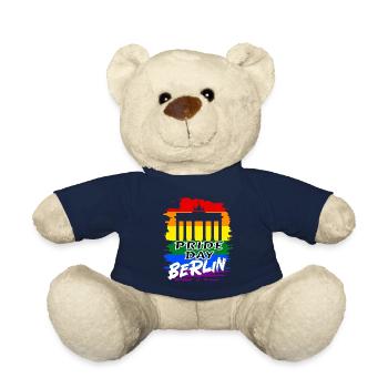 Pride Day Berlin LGBTQ+ Regenbogen - Teddy - French Navy - Vorne