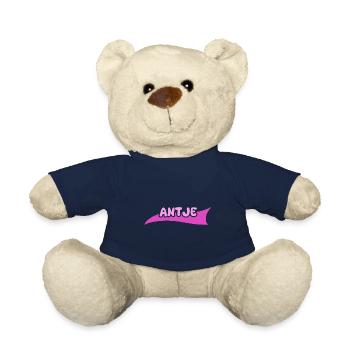 First name Antje - Teddy Bear - french navy - Front