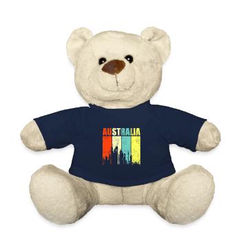Australia - Teddy Bear - french navy - Front