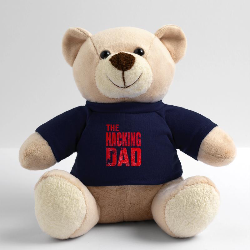 The Hacking Dad Hacker Vater Papa Code Computer Teddy