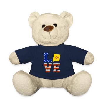Dear new Mexico gift - Teddy Bear - french navy - Front