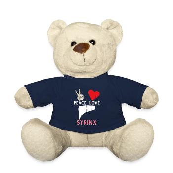Peace Love Syrinx Musical Instrument - Teddy - French Navy - Vorne