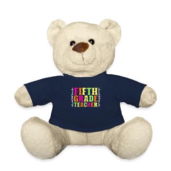 5th Grade Teacher Educator Job Education School - Teddy Bear - french navy - Front
